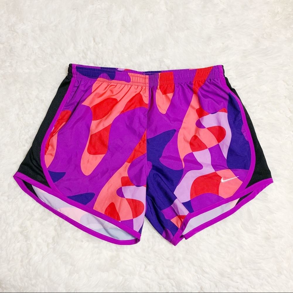 Splattered Nike Girls Shorts